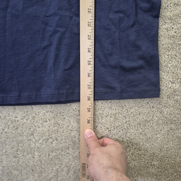Outerknown Pocket T Shirt Mens Small Blue Preppy Minimalist Capsule Academia New - Picture 6 of 7